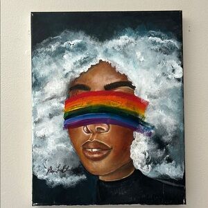 14x11 Original Art “Rainbow After the Storm”